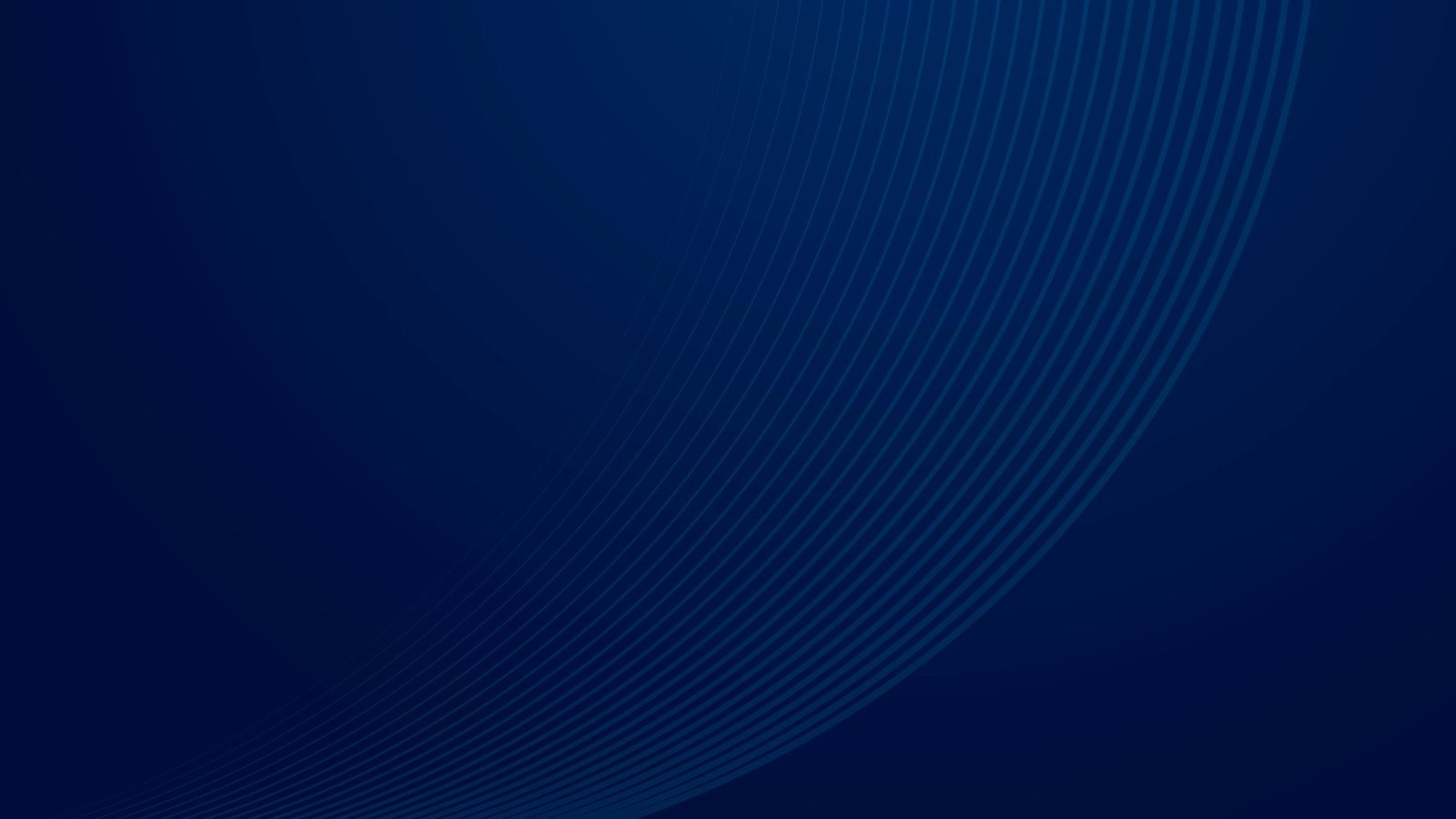 Abstract glowing lines flowing across a deep navy background